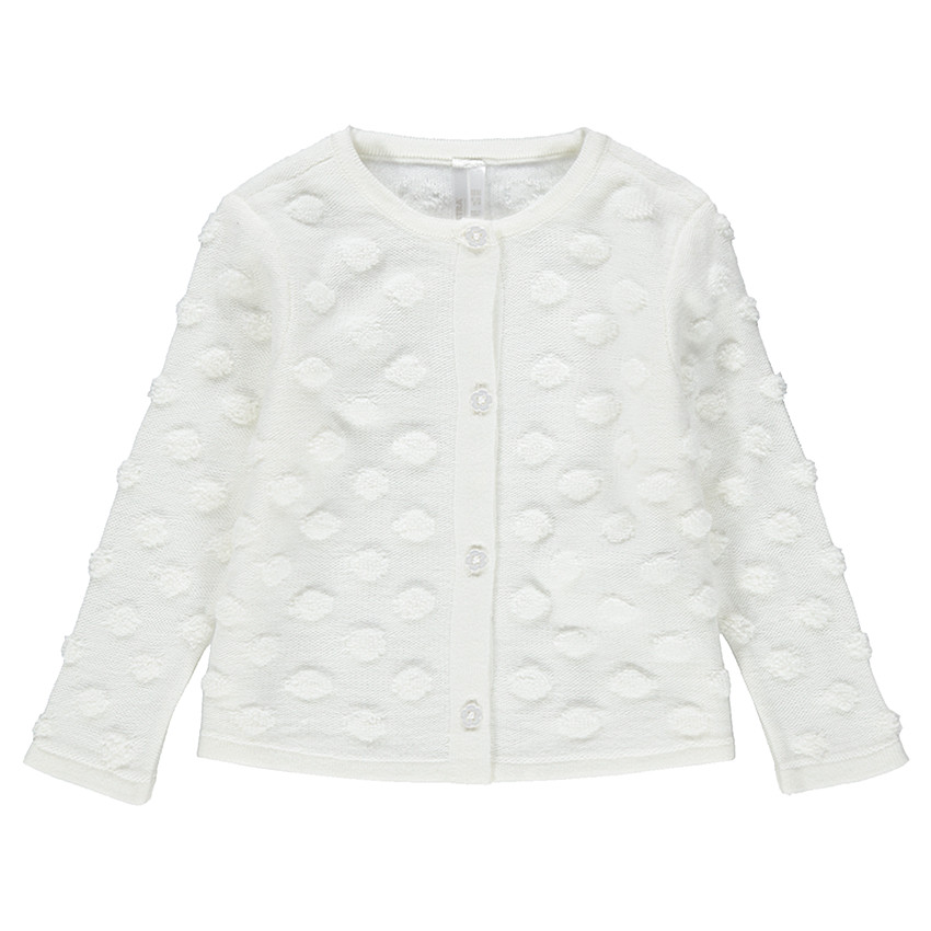 Chaqueta de punto con lunares con relieve  Additional Chaqueta de punto con lunares con relieve