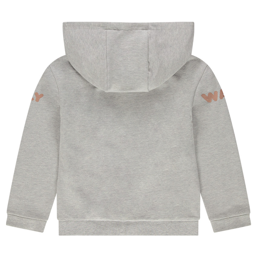 Chaqueta con capucha de felpa con cremallera y dibujo de fantasía  Additional Chaqueta con capucha de felpa con cremallera y dibujo de fantasía