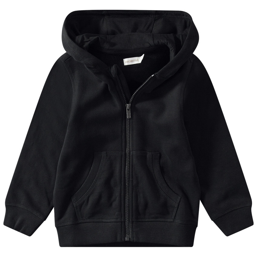 Chaqueta de felpa con capucha con cremallera 