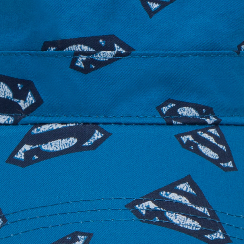 Gorra cubana con logo ©Warner Superman estampado all-over 