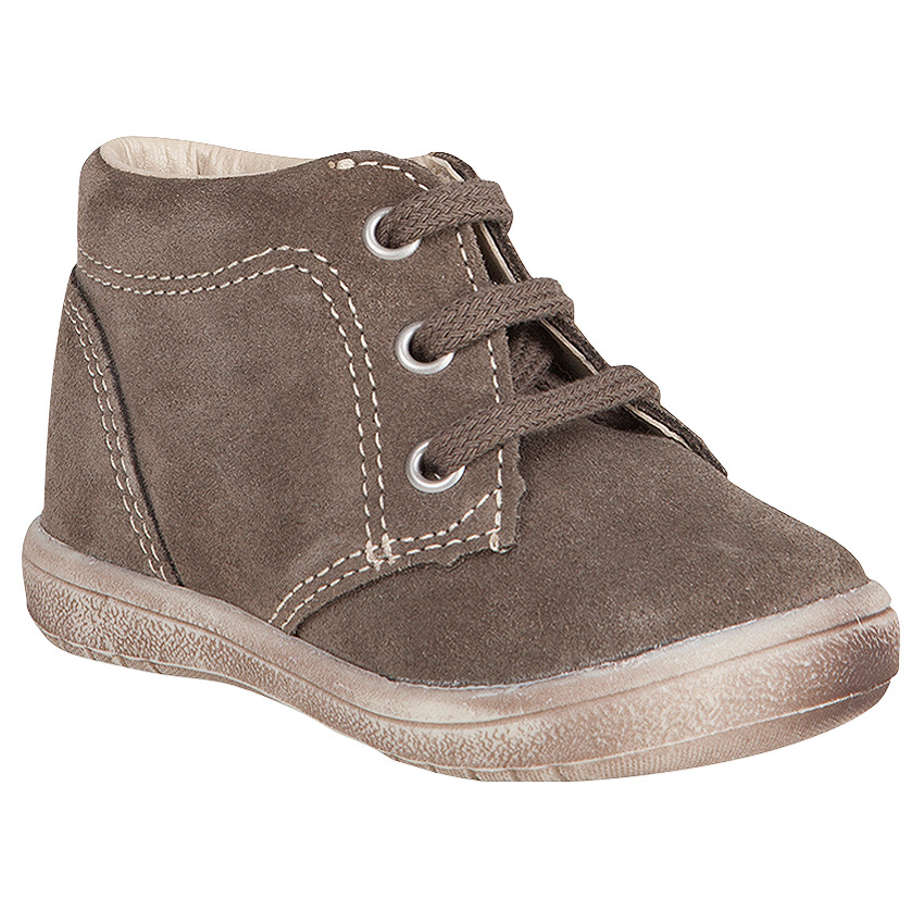 Botas bajas de piel serraje uniformes 