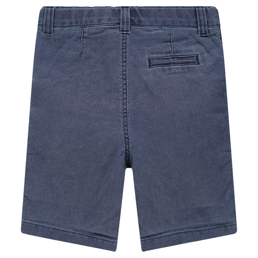 Bermudas de algodón de nido de abeja teñido 