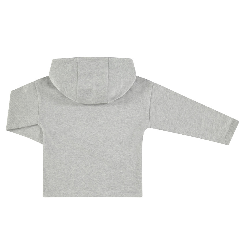 Camiseta de manga larga con capucha y texto estampado con lentejuelas mágicas 