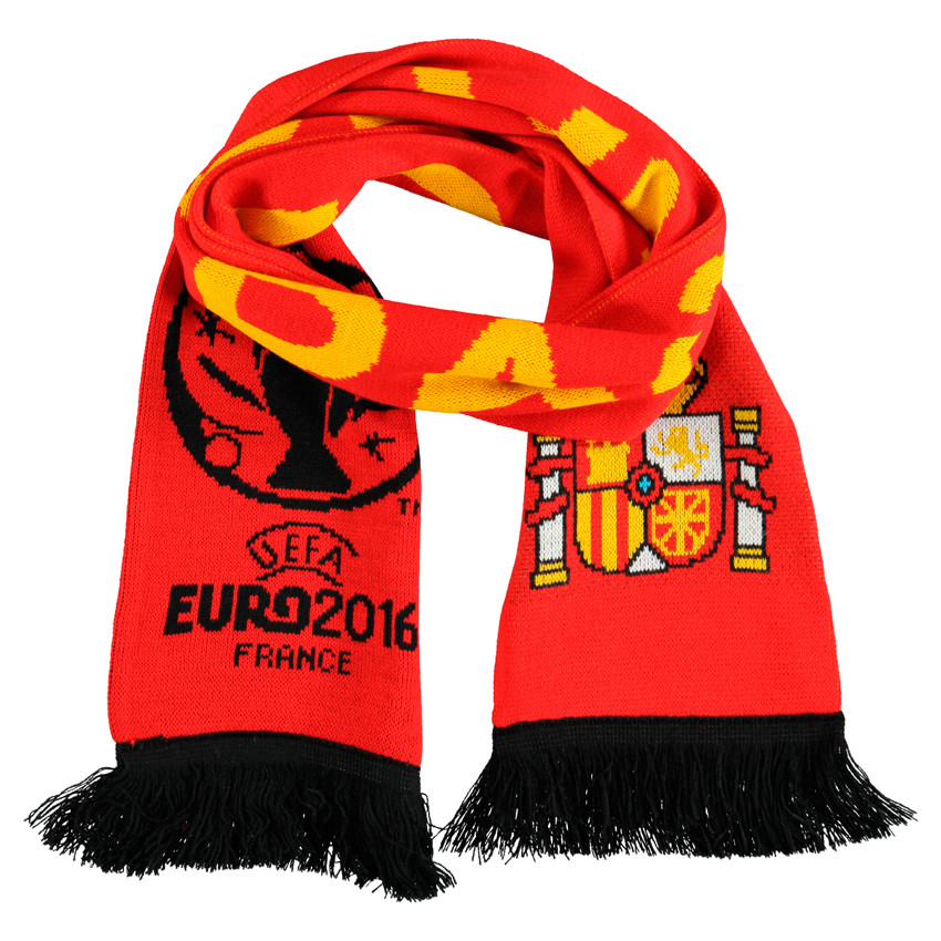 Bufanda de punto con flecos fabricado en España 