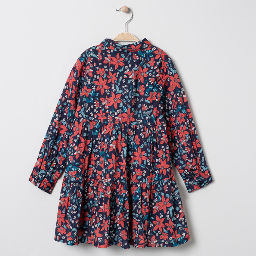 Robe manches longues imprimée fleurs all-over  Additional Robe manches longues imprimée fleurs all-over