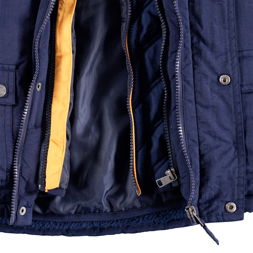 Parka 2 en 1 con anorak sin mangas integrada 