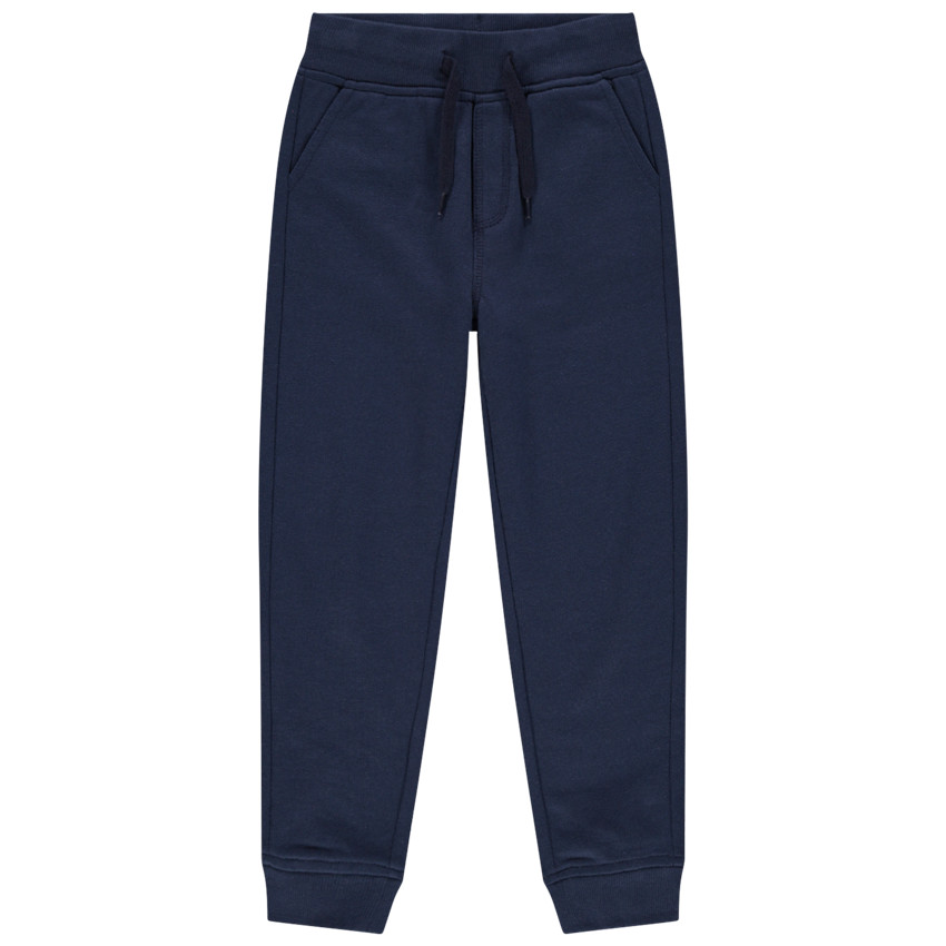 Pantalón de chándal de felpa lisa 