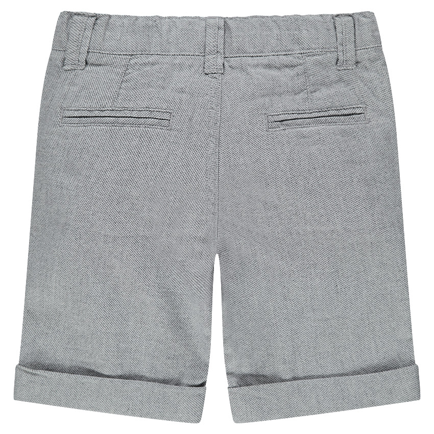 Bermudas de algodón de fantasía jaspeadas 