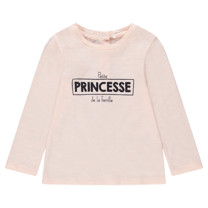 Camiseta de punto de manga larga con mensaje estampado  Additional Camiseta de punto de manga larga con mensaje estampado