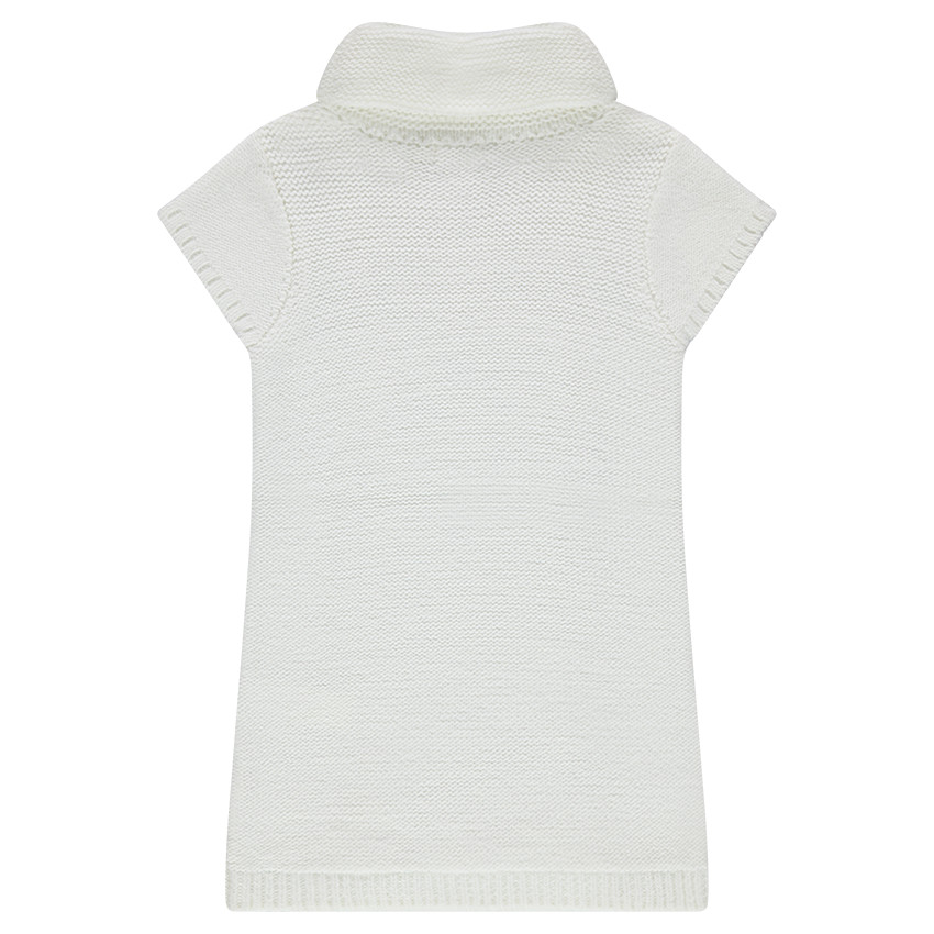 Vestido de punto con cuello vuelto 
