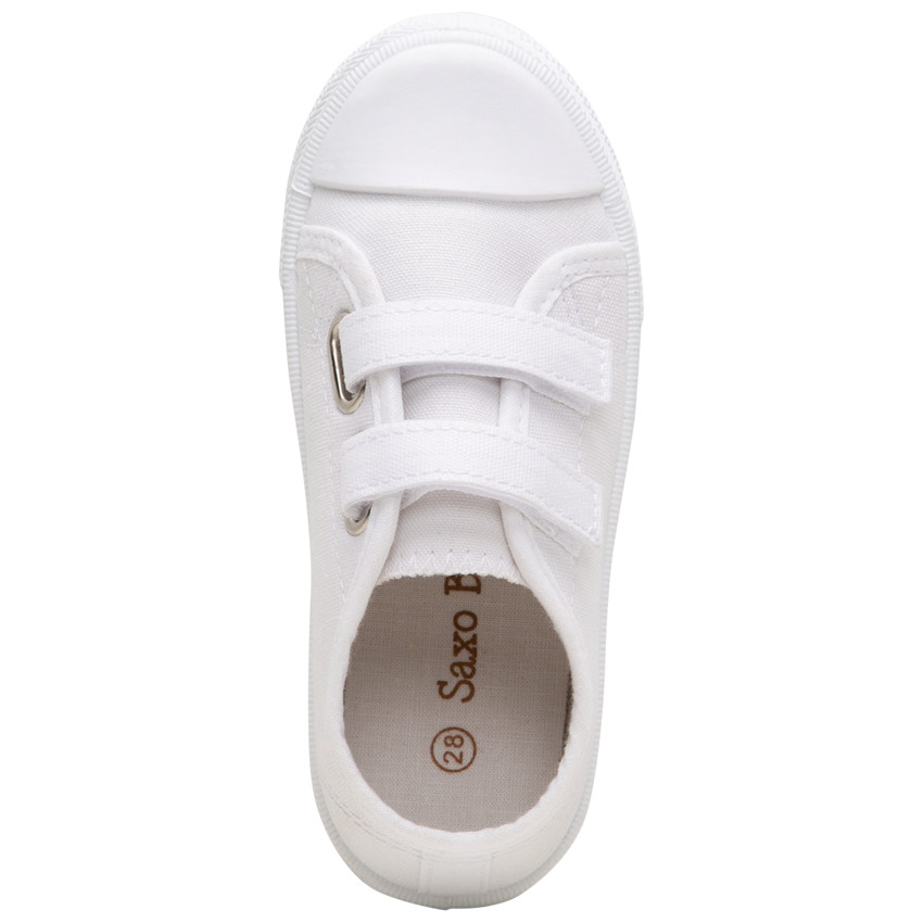 Zapatillas blancas de tela con velcros de la 24 a la 35  Additional Zapatillas blancas de tela con velcros de la 24 a la 35