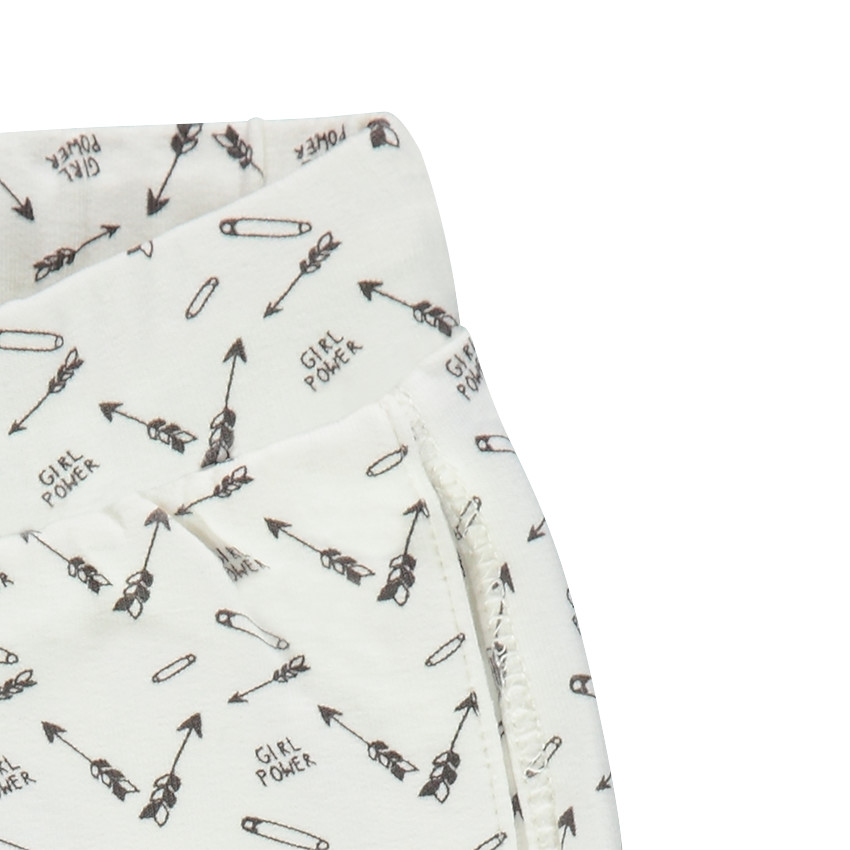 Pantalón de jogging de muletón con estampado. 