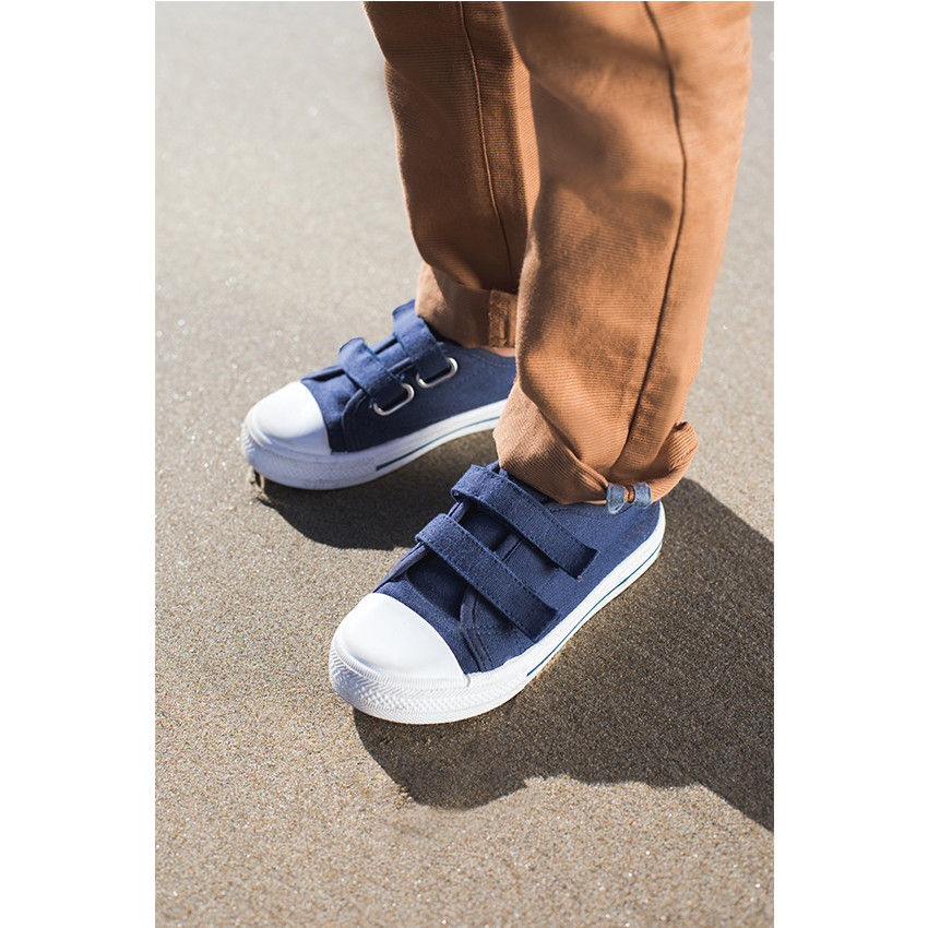 Zapatillas bajas de tela con velcro del 20 al 23  Additional Zapatillas bajas de tela con velcro del 20 al 23