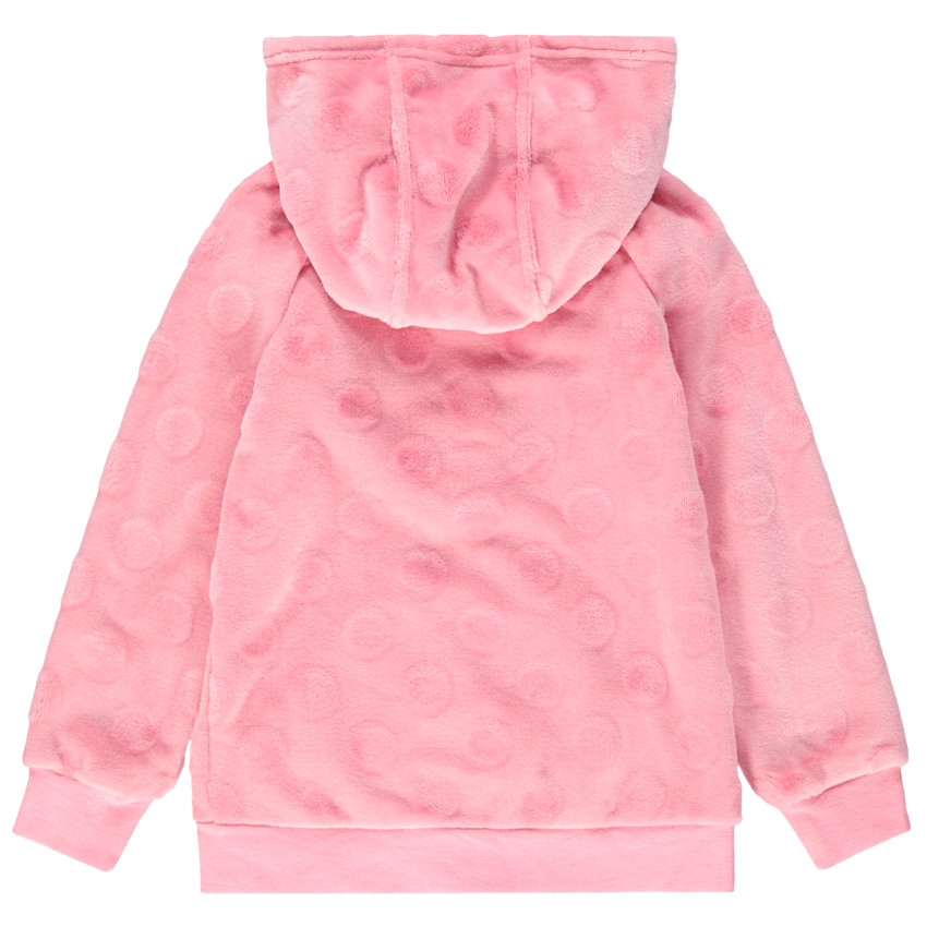 Sudadera con capucha de borreguillo con dibujos de lentejuelas y cuello con cremallera  Additional Sudadera con capucha de borreguillo con dibujos de lentejuelas y cuello con cremallera