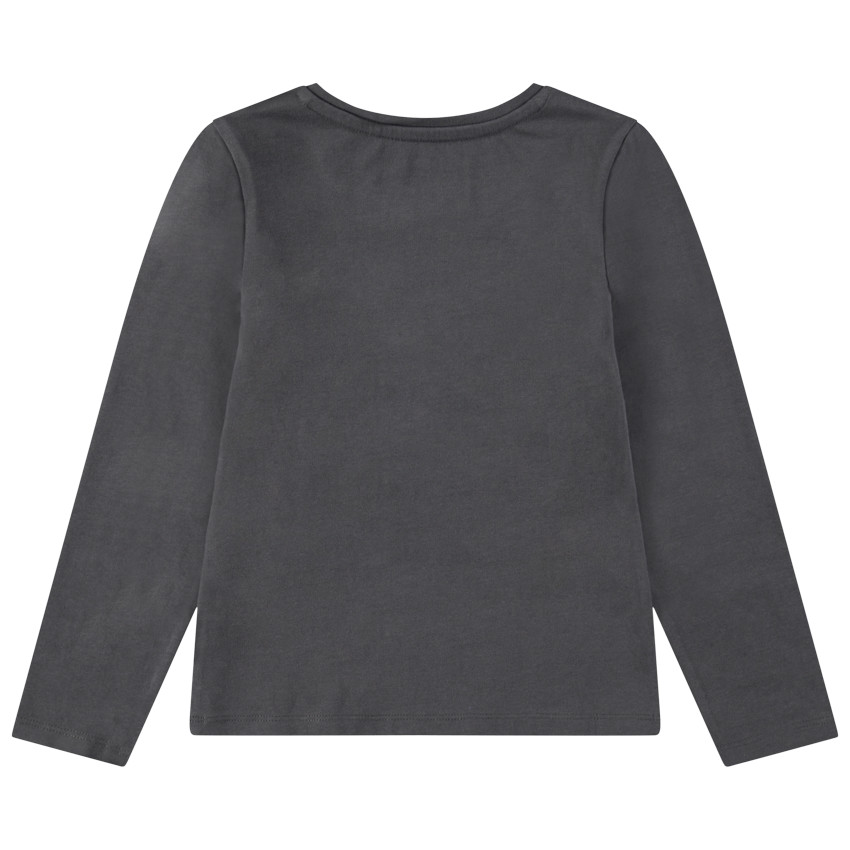 Camiseta de manga larga con estampado de fantasía 