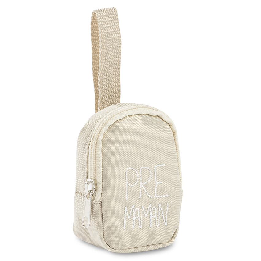 Portachupetes de viaje - Beige 