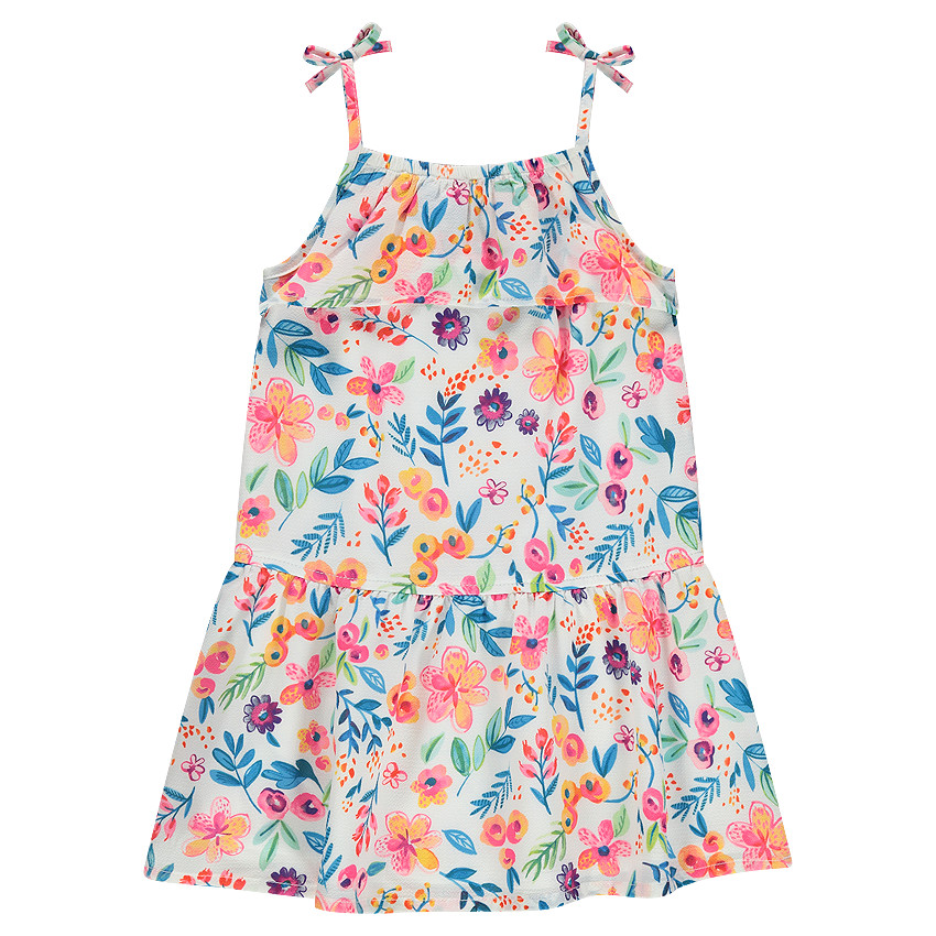 Vestido de volantes con estampado de flores  Additional Vestido de volantes con estampado de flores