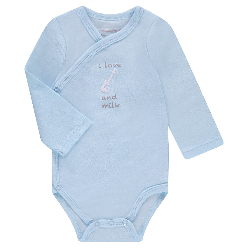 Juego de 3 bodies de manga larga de punto con estampados de fantasía 