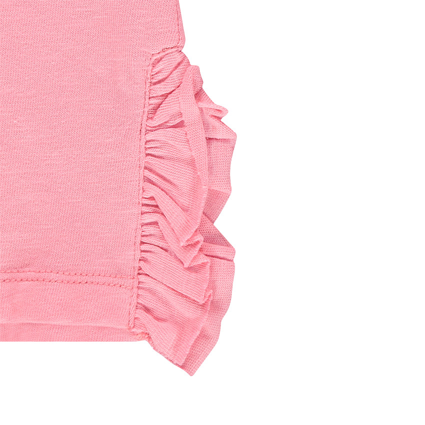 Camiseta de manga larga con volantes y pompones y aplicaciones de rejilla  Additional Camiseta de manga larga con volantes y pompones y aplicaciones de rejilla