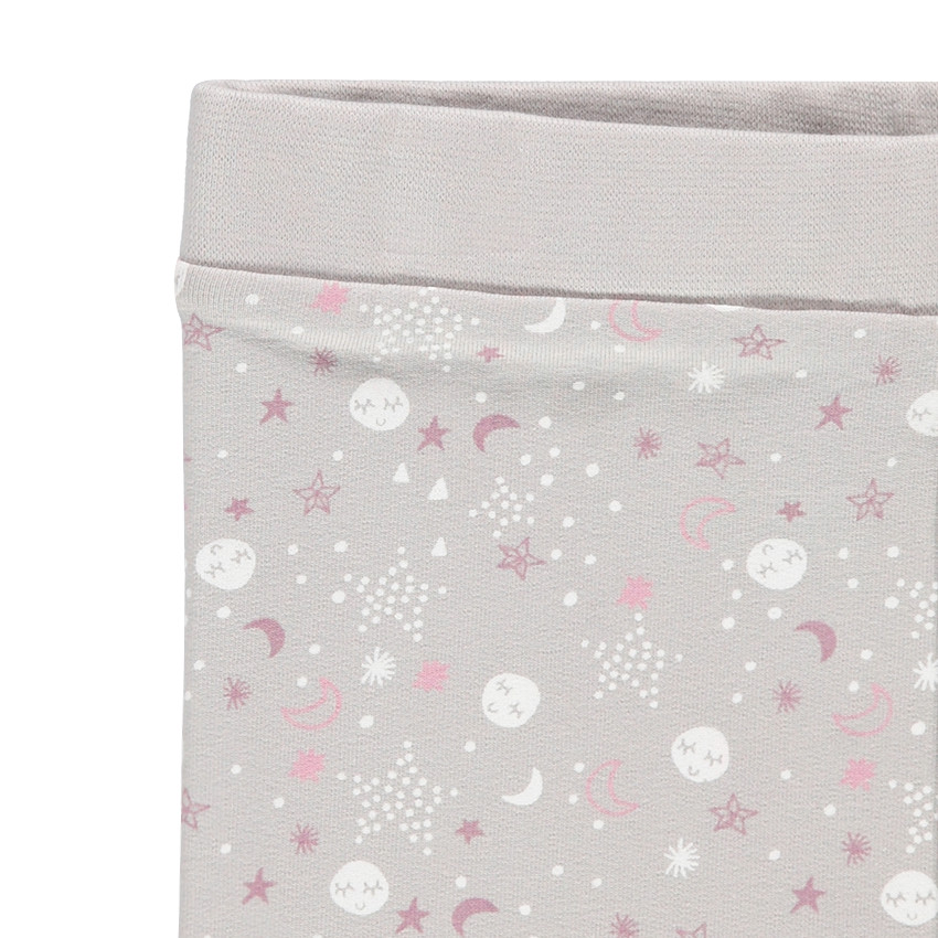 Pantalón de punto con estampado de estrellas all-over 