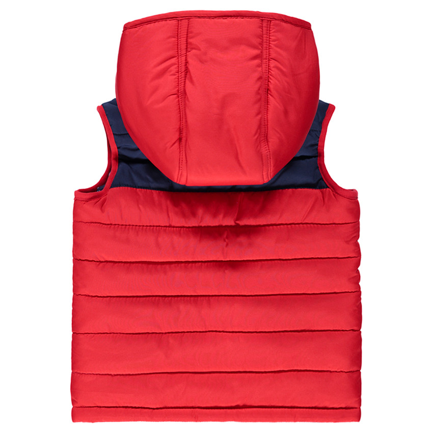 Chaleco anorak acolchado con capucha demsontable 