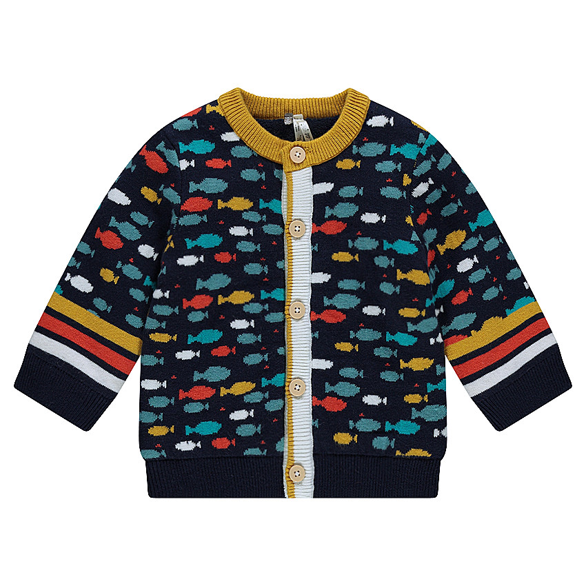 Chaqueta de punto con motivo all-over 