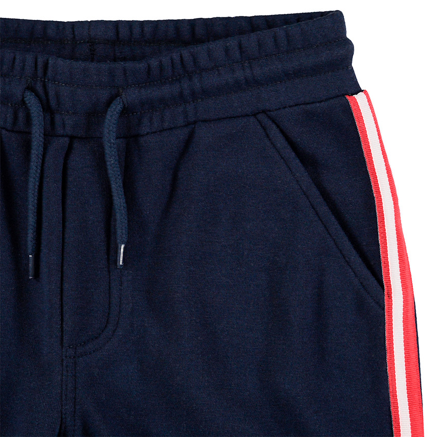 Júnior - Pantalón de chándal de felpa con bandas en contraste  Additional Júnior - Pantalón de chándal de felpa con bandas en contraste