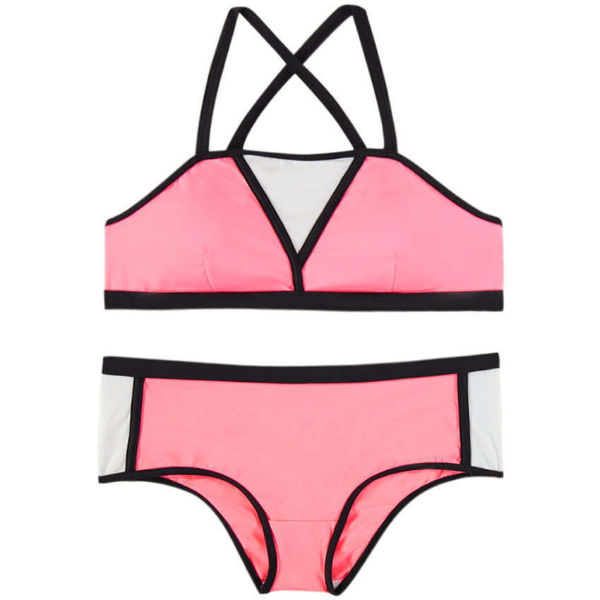 Bikini de premamá tricolor 