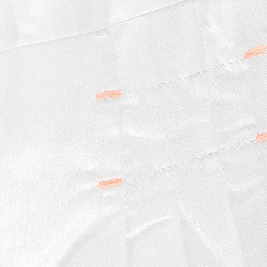 Pantalón de gasa de algodón y de efecto satinado 