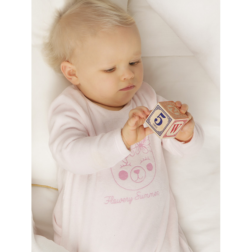 Pijama de terciopelo con osito estampado  Additional Pijama de terciopelo con osito estampado