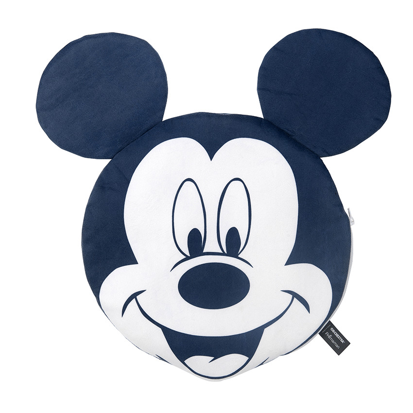 Cojín Disney Mickey con manta de borreguito con motivo  