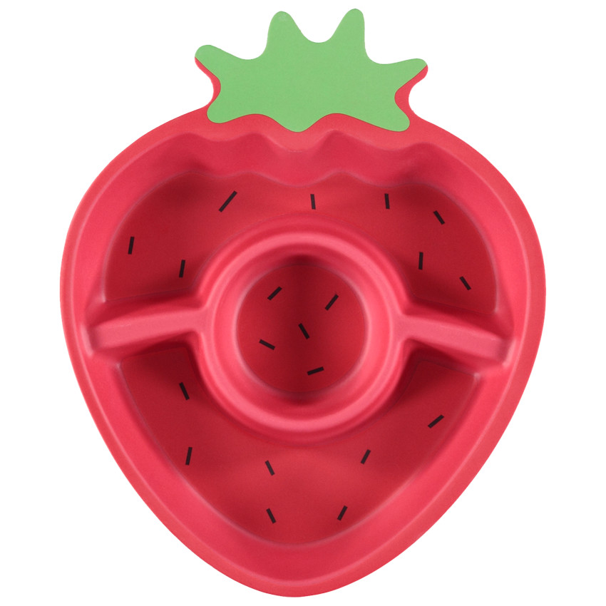 Plato de bamboo Frutas - Fresa 