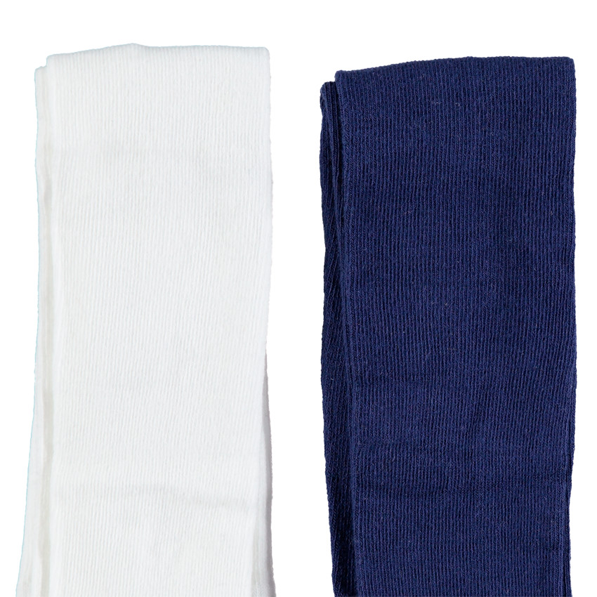 Pack de 2 medias gruesas rojas/gris jaspeado 