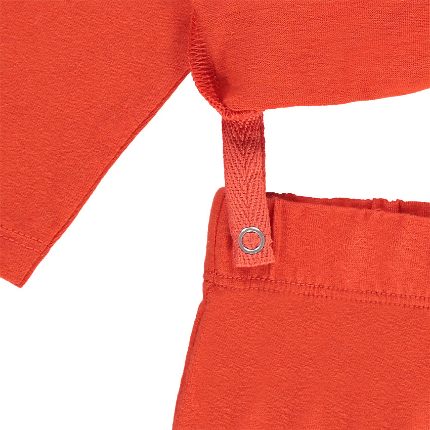 Pijama de punto con panda estampado 