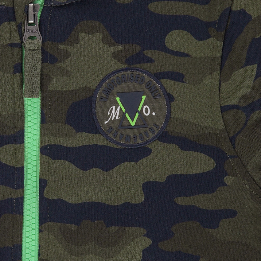 Júnior - Chándal de felpa con estampado militar 
