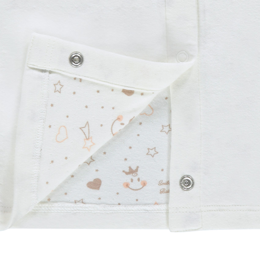 Conjunto vestido sin mangas y camiseta con estampado ©Smiley Baby 