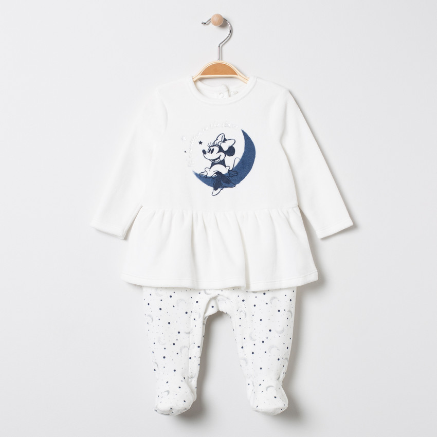 Pelele de terciopelo efecto 2 en 1 motivo  Minnie  