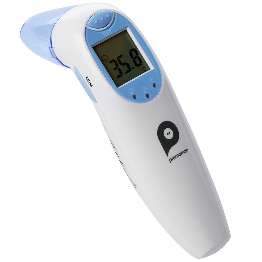 Termometro auriculare - Azul/blanco 