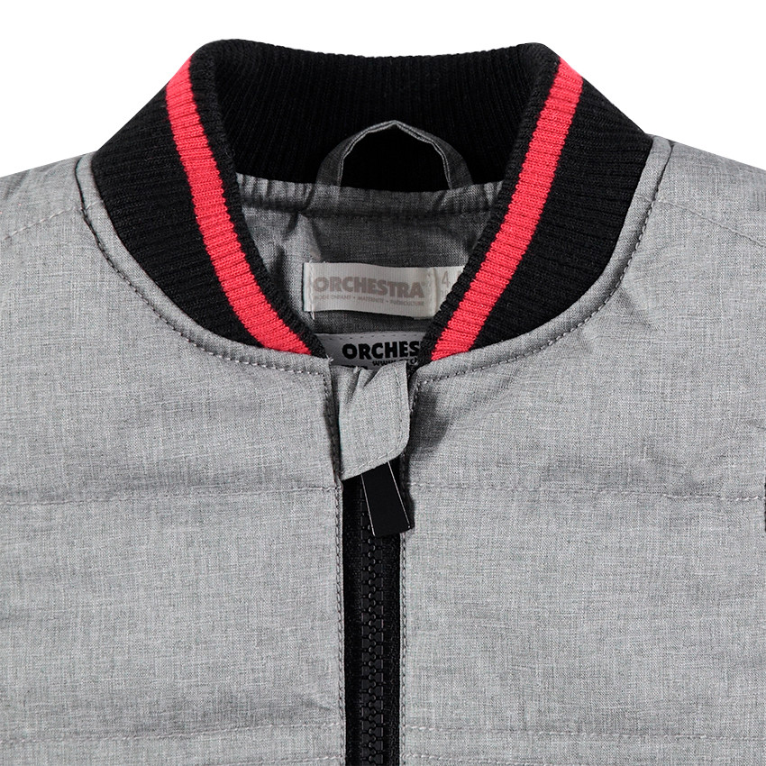 Doudoune sans manches avec poches et col esprit teddy 