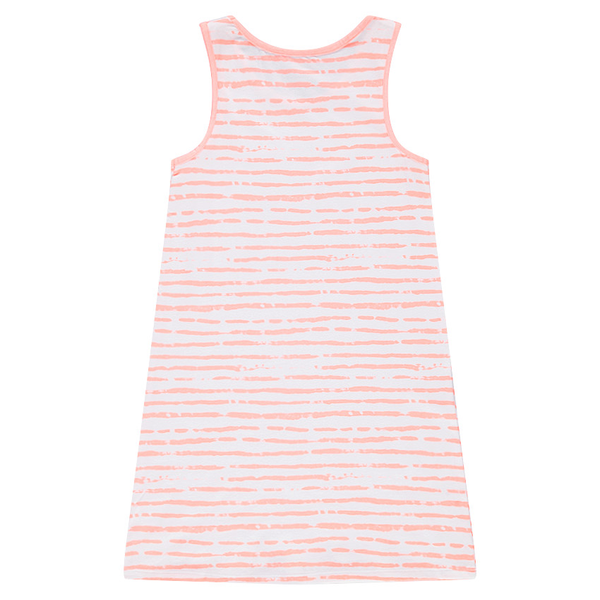 Júnior - Camisón de noche de algodón y rayas de fantasía con mensaje estampado  Additional Júnior - Camisón de noche de algodón y rayas de fantasía con mensaje estampado