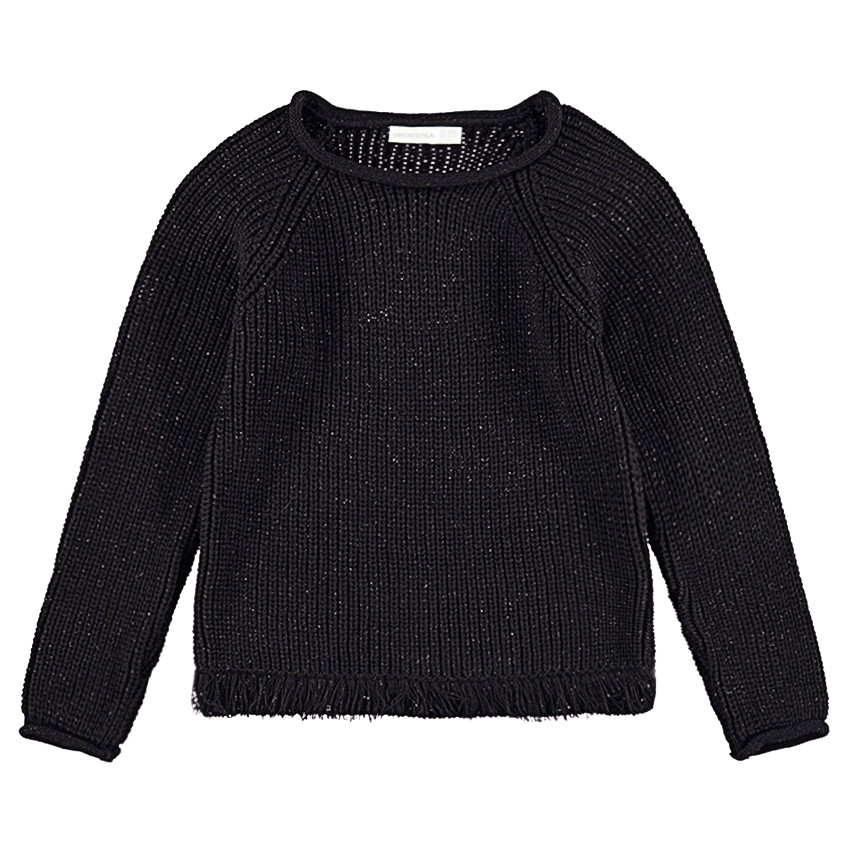 Júnior - Jersey de punto mezclado e hilo brillante con flecos  Additional Júnior - Jersey de punto mezclado e hilo brillante con flecos
