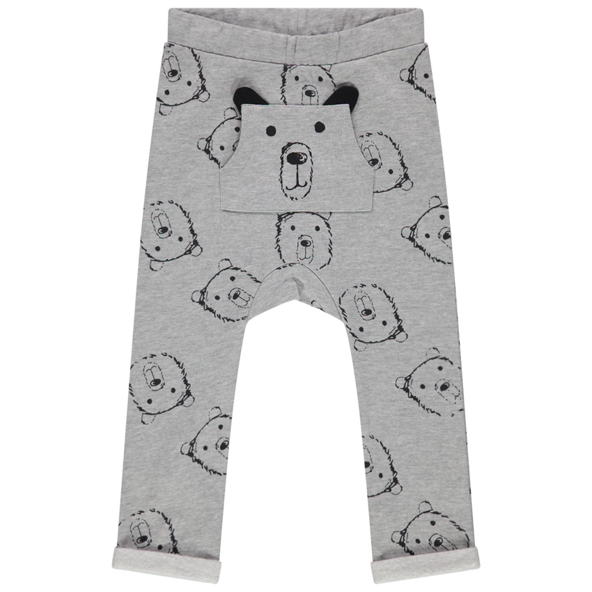 Pantalon de jogging en molleton imprimé ours  Additional Pantalon de jogging en molleton imprimé ours