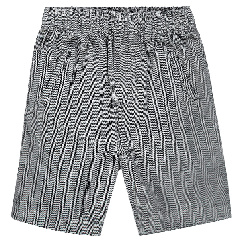 Bermudas de algodón con espiguillas 