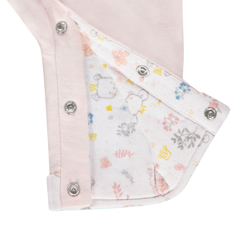 Conjunto de mono largo con efecto 2 en 1 con camiseta de manga larga 