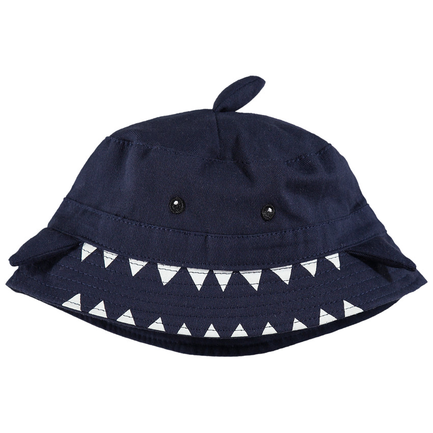 Bob de tiburón de sarga con aletas de relieve  