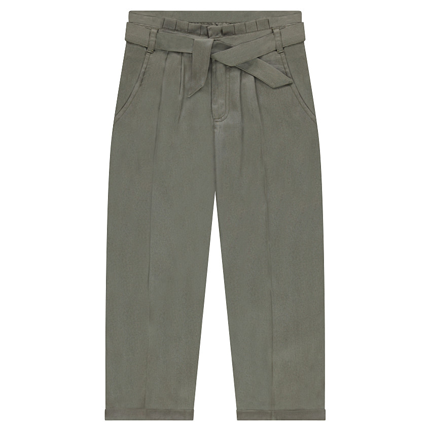 Pantalón fluido de Tencel con tiro bajo 