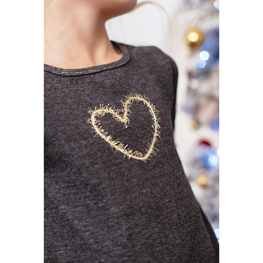 Robe de fêtes effet 2 en 1 bi-matière pour enfant fille 