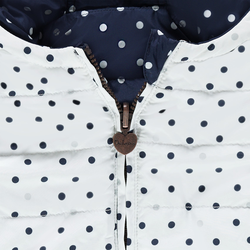 Anorak reversible con lunares all-over 