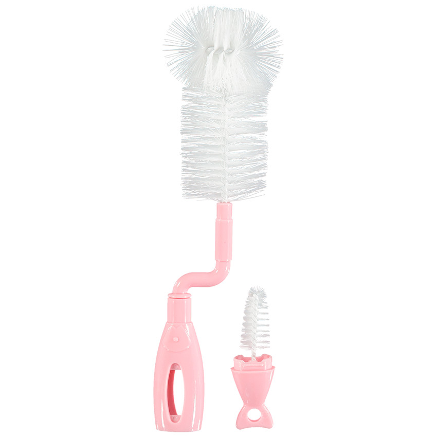 Cepillo limpia biberón y tetina Mix'N'Match - Rosa 