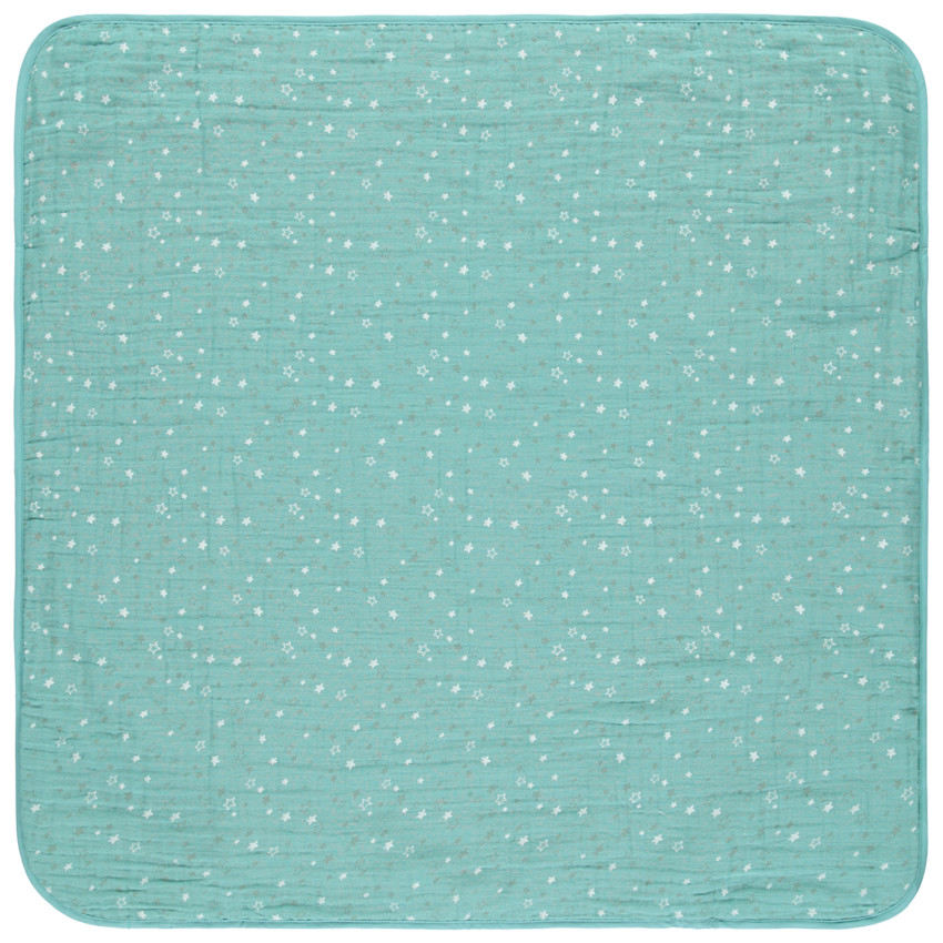 Couverture imprimée étoiles en tétra 80 x 80cm 